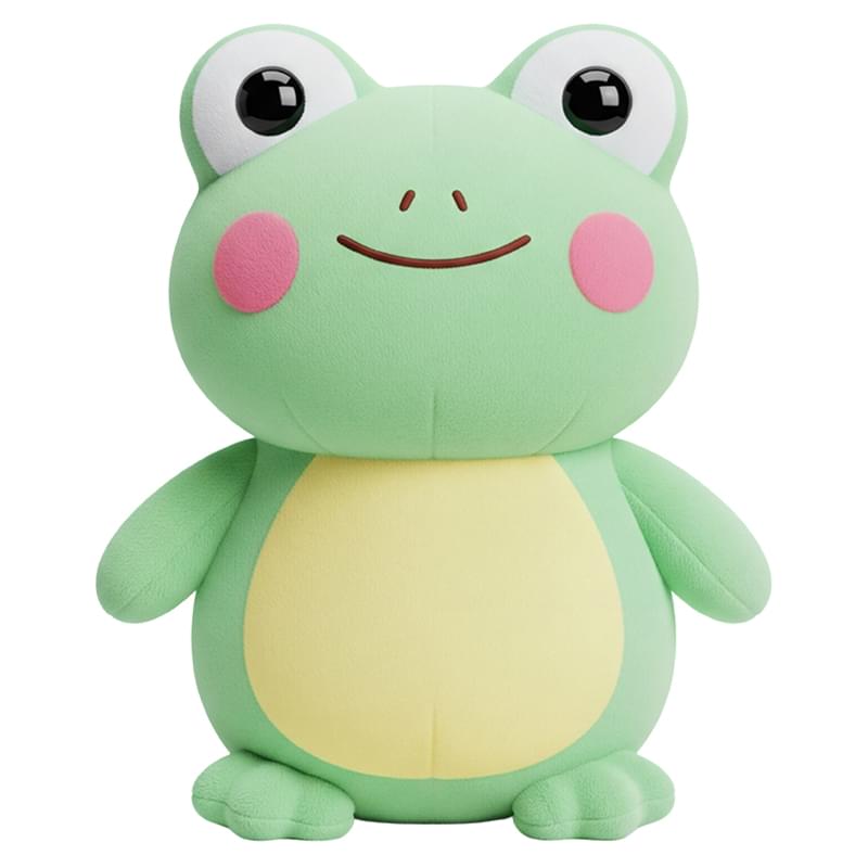 Frog plushie